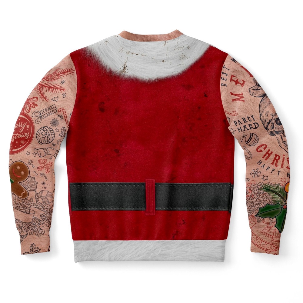 Sleeveless Bad Santa Custome Ugly Christmas Sweater, Christmas Sweater, Ugly Sweater, Funny Xmas Sweaters
