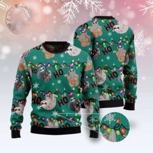 Sloth Hohoho Ugly Christmas Sweater, Christmas Sweater,&hellip;
