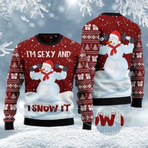 Snowman Christmas Ugly Christmas Sweater, Christmas Sweater,&hellip;