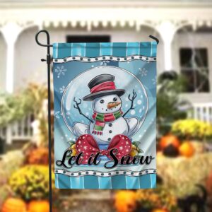 Snowman Christmas Welcome FlagXmas, Garden Flags, Outdoor&hellip;