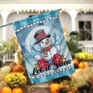 Snowman Christmas Welcome FlagXmas, Garden Flags, Outdoor&hellip;