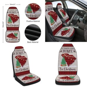 South Carolina Christmas All Hearts Come Home For Christmas Seat Cover Cars Christmas Car Seat Cover Car Seat Cover 2 backmo.jpg