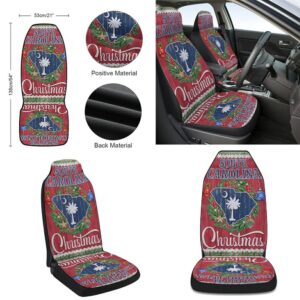South Carolina Christmas Merry Christmas Seat Cover Cars Christmas Car Seat Cover Car Seat Cover 2 zdty4w.jpg