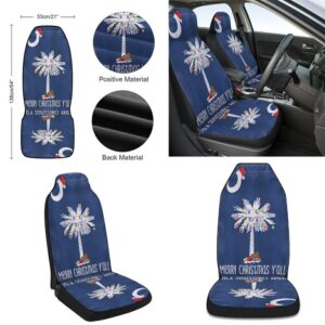 South Carolina Christmas Merry Christmas You all Seat Cover Cars Christmas Car Seat Cover Car Seat Cover 2 prmmzx.jpg