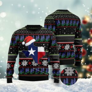 Texas Bluebonnet Ugly Christmas Sweater, Christmas Sweater,&hellip;