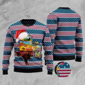 Texas Xmas Ugly Christmas Sweater, Christmas Sweater,&hellip;