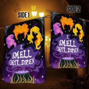Three Witches Halloween I Smell Children Flag MLN541F Flagwix Halloween Flag Halloween Garden Flags Halloween House Flags 2 kvbtbr.jpg