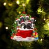 Tibetan Terrier-Dogs give gifts Hanging Ornament, Christmas Ornament, Dog Ornament, Xmas Dog Ornaments