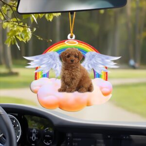 Toy-Poodle With Angel Wings Memorial Ornament, Christmas&hellip;