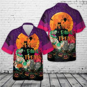 Trick Rawr Treat Halloween Hawaiian Shirt, Halloween&hellip;