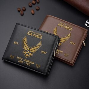 US Air Force Men Wallet Custom Name&hellip;