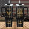US Air Force Custom Name Rank And Year Stanley Tumbler 40Oz, Veteran Tumbler, Military Tumbler For Soldiers