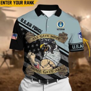 US Air Force Military Services Veteran Polo Shirt, Veteran Polo Shirt, Military Polo Shirt