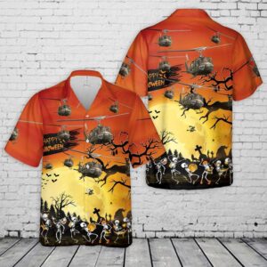 US Army Bell UH-1 Huey Halloween Hawaiian&hellip;