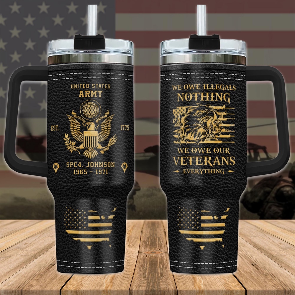 US Army Military Custom Name Rank And Year Stanley Tumbler 40Oz, Veteran Tumbler, Military Tumbler US Army Military Custom Name Rank And Year Stanley Tumbler 40Oz, Veteran Tumbler, Military Tumbler