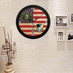US Army Security Agency Black Wall Clock,&hellip;