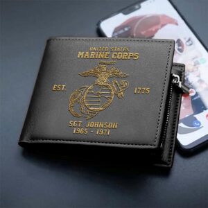 US Marine Corps Men Wallet Custom Your&hellip;