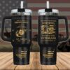 US National Guard Custom Name Rank And Year Stanley Tumbler 40Oz, Veteran Tumbler, Military Tumbler For Soldiers