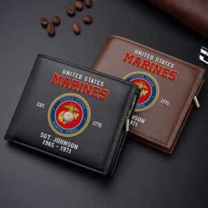 US Marine Corps Military Men Wallet Custom&hellip;