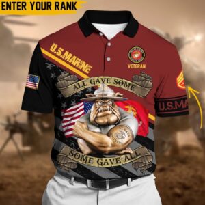 US Marine Corps Military Services Veteran Polo&hellip;