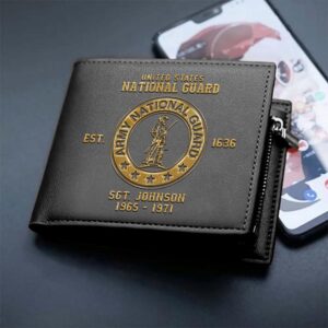 US National Guard Men Wallet Custom Your&hellip;