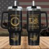 US Veteran Military Custom Name And Year Stanley Tumbler 40Oz, Veteran Tumbler, Military Tumbler