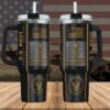 US Navy Military Custom Name Rank And Year Stanley Tumbler 40Oz, Veteran Tumbler, Military Tumbler