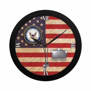 US Navy Mineman Navy MN Wall Clock,&hellip;