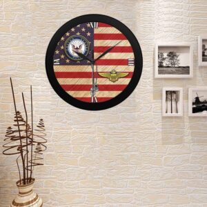 US Navy Naval Aviator Wall Clock, Military&hellip;