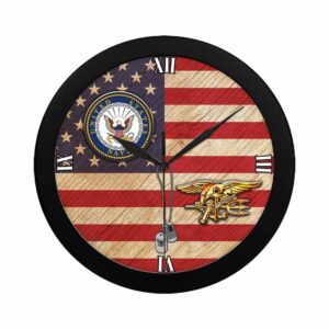 US Navy Special Warfare Wall Clock, Military&hellip;