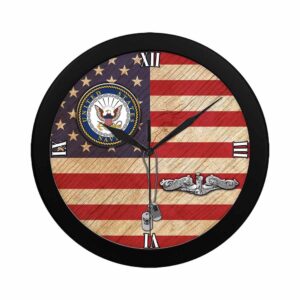 US Navy Submarine Enlisted Wall Clock, Military&hellip;