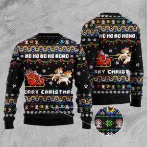 Unicorn Merry Christmas Ugly Christmas Sweater, Christmas&hellip;