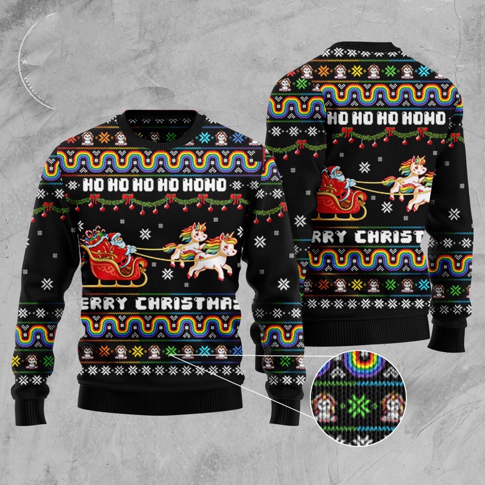 Unicorn Merry Christmas Ugly Christmas Sweater, Christmas Sweater, Ugly Sweater, Funny Xmas Sweaters
