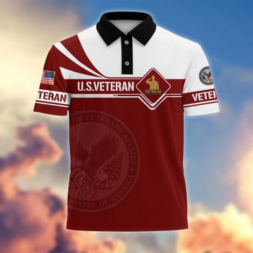 Veteran Polo Shirt, Honoring All Who Served US Veterans Polo Shirt