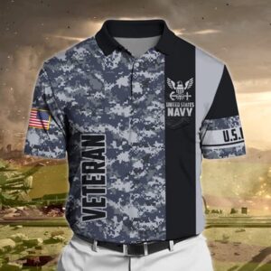 Veteran Polo Shirt, Navy Veteran Polo Shirt,&hellip;