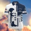 Veteran Polo Shirt, Proudly Served US Marine Corps Veterans Polo Shirt