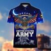 Veteran Polo Shirt, Us Army Veteran Polo Shirts, Land Of The Free US Army Veterans Polo Shirts