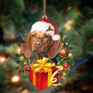 Vizsla-Dogs give gifts Hanging Ornament, Christmas Ornament,&hellip;