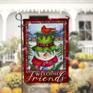 Welcome Friends Garden FlagXmas, Garden Flags, Outdoor&hellip;