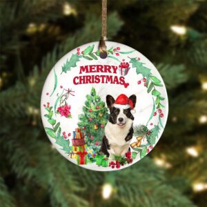 Welsh-Corgi Tree Merry Christmas Ornament, Christmas Ornament,&hellip;