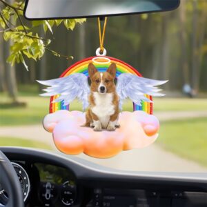 Welsh-Corgi With Angel Wings Memorial Ornament, Christmas&hellip;