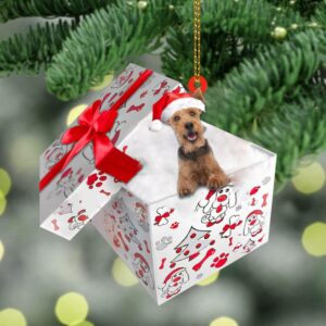 Welsh-Terrier In Gift Box Christmas Ornament_8676, Christmas&hellip;