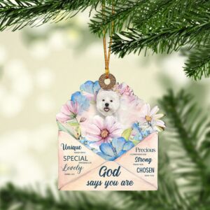 West-Highland-White-Terrier God Says You Ornament, Christmas Ornament,&hellip;
