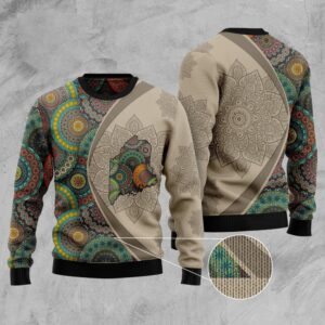 Wisconsin Mandala Ugly Christmas Sweater, Christmas Sweater,&hellip;