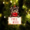 Yorkshire Terrier-Dogs give gifts Hanging Ornament, Christmas Ornament, Dog Ornament, Xmas Dog Ornaments
