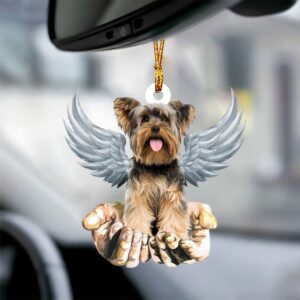 Yorkshire Terrier Angel Dog Memorial Ornament, Christmas&hellip;