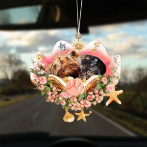 Yorkshire terrier Sleeping In The Seashell Ornament,&hellip;