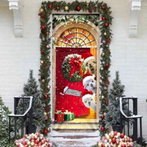 Alpaca Christmas Door Cover Front Door Christmas Cover Gift For Christmas Christmas Gift 2 izfbo0.jpg