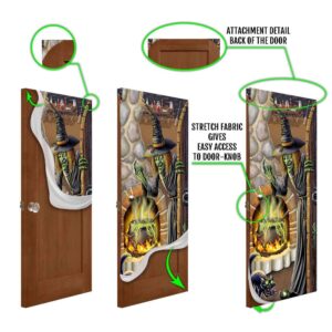 Black Cat Witch Brew Halloween Door Cover Decorations for Front Door Christmas Gift 3 loltar.jpg