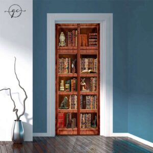 Book Door Cover, Book Door Wrap, Vintage&hellip;